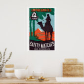 Woestijn Kameel Ruiter - Matchbox Print - Esthetis (Keuken)