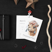 Woestijn Kerstvreugde, op maat gemaakt Kaart