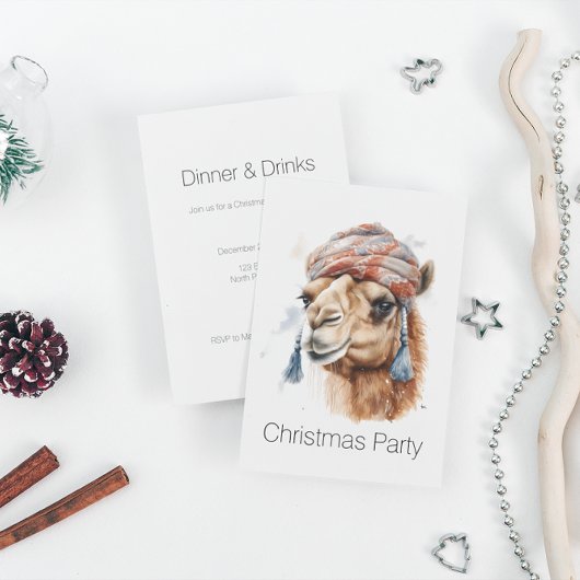 Woestijn Kerstvreugde, op maat gemaakt Kaart