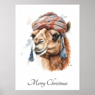 Woestijn Kerstvreugde, op maat gemaakt Poster