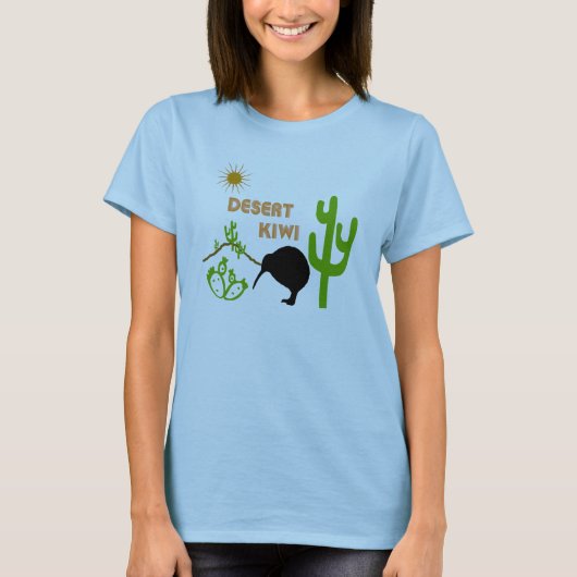 Woestijn Kiwi Dames Top Shirt (Voorkant)