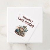 Woestijn Laatste Rodeo Scottsdale Meisje-uitstap W Bedankjes Labels (In situ)