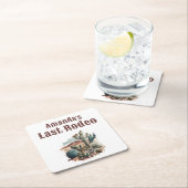 Woestijn Laatste Rodeo Scottsdale Vrijgezellenfees Kartonnen Onderzetters (Insitu)