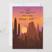 Woestijn Landschap Kaart (Voorkant)