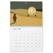 Woestijn landschap kalender (Jan 2027)