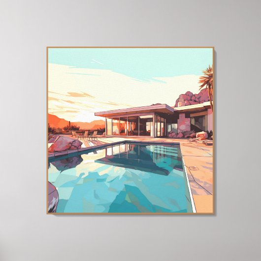 WOESTIJN LEVEN #3 CANVAS AFDRUK (Voorkant)