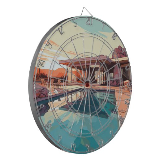 WOESTIJN LEVEN #3 DARTBORD (Voorkant Links)