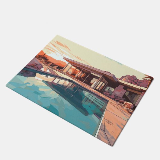 WOESTIJN LEVEN #3 DEURMAT (Schuin)