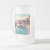 WOESTIJN LEVEN #3 MATGLAS BIERPUL (Voorkant links)