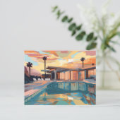 WOESTIJN LEVEN ONTWERP #1 BRIEFKAART (Staand voorkant)