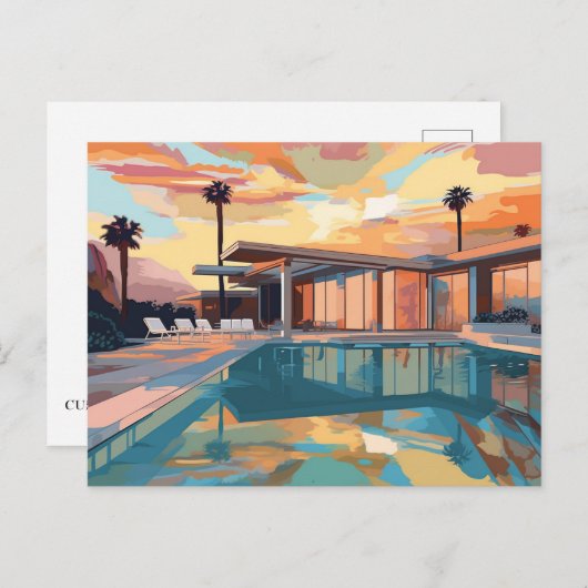 WOESTIJN LEVEN ONTWERP #1 BRIEFKAART (Voorkant / Achterkant)