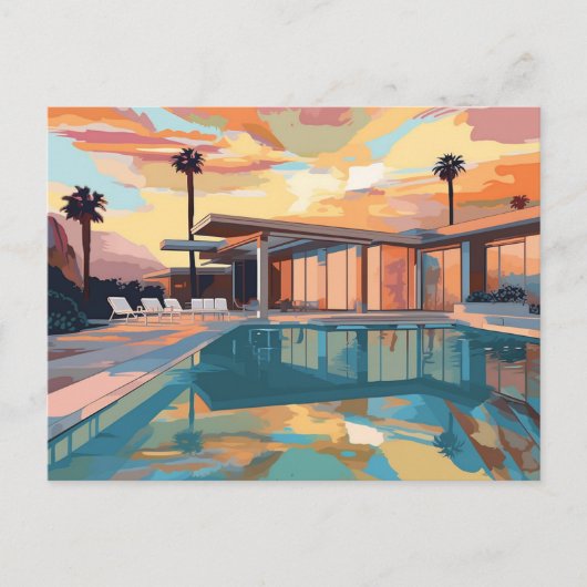 WOESTIJN LEVEN ONTWERP #1 BRIEFKAART (Voorkant)