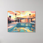 WOESTIJN LEVEN ONTWERP #1 CANVAS AFDRUK (Voorkant)