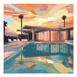 WOESTIJN LEVEN ONTWERP #1 FOTO AFDRUK