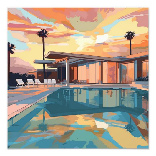 WOESTIJN LEVEN ONTWERP #1 FOTO AFDRUK (Voorkant)