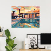 WOESTIJN LEVEN ONTWERP #1 POSTER (Thuiskantoor)