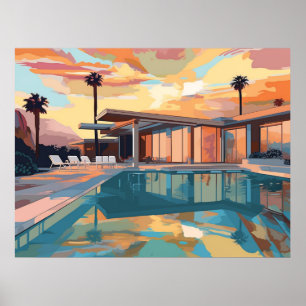 WOESTIJN LEVEN ONTWERP #1 POSTER