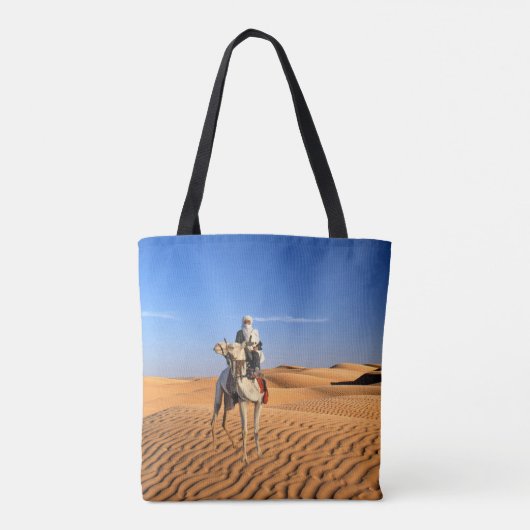 Woestijn man op een kameel tas (Achterkant)