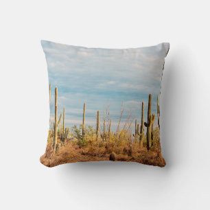 Woestijn met Saguaro cacti Kussen