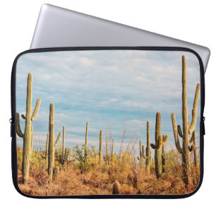 Woestijn met Saguaro cacti Laptop Sleeve