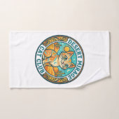 Woestijn Mirage Kat Kat Moeder Cadeau Idee - Woest Handdoek (Handdoek)