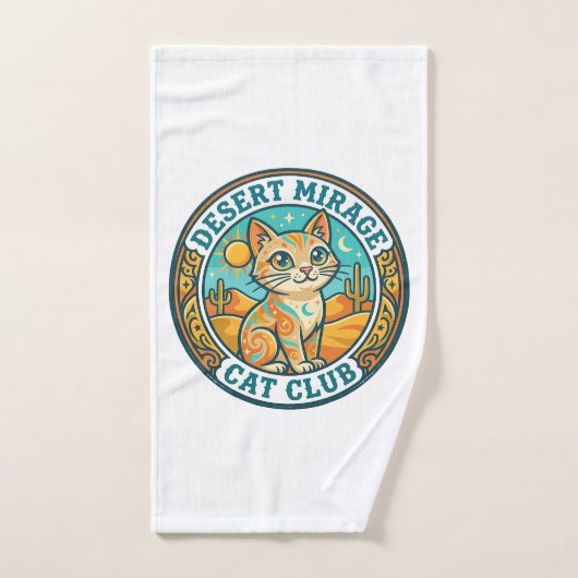 Woestijn Mirage Kat Kat Moeder Cadeau Idee - Woest Handdoek (Handdoek)