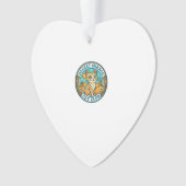 Woestijn Mirage Kat Kat Moeder Cadeau Idee - Woest Ornament (voorkant)