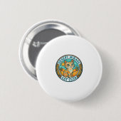 Woestijn Mirage Kat Kat Moeder Cadeau Idee - Woest Ronde Button 5,7 Cm (Voorkant /achterkant)
