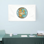 Woestijn Mirage Kat Kat Moeder Cadeau Idee - Woest Spandoek (Beurs)