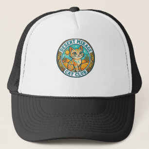 Woestijn Mirage Kat Kat Moeder Cadeau Idee - Woest Trucker Pet