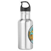 Woestijn Mirage Kat Kat Moeder Cadeau Idee - Woest Waterfles (Achterkant)