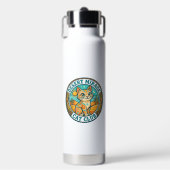 Woestijn Mirage Kat Kat Moeder Cadeau Idee - Woest Waterfles (Voorkant)