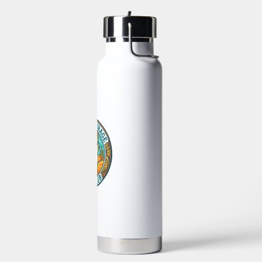 Woestijn Mirage Kat Kat Moeder Cadeau Idee - Woest Waterfles (Links)