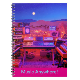 Woestijn Muziekstudio Notitieboek