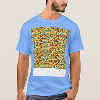 Woestijn Naadloos Patroon Zandduin Sahara Quicksan T-shirt