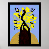 Woestijn Nieuwjaar Prints en Posters (Voorkant)