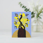 Woestijn Nieuwjaarskaart Feestdagenkaart (Staand voorkant)