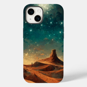 Woestijn Night Fantasy Landscape Sci-Fi Case-Mate iPhone 14 Hoesje
