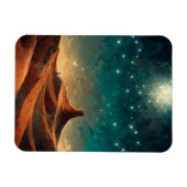 Woestijn Night Fantasy Landscape Sci-Fi Magneet (Horizontaal)