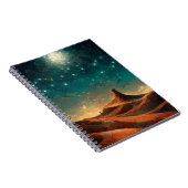 Woestijn Night Fantasy Landscape Sci-Fi Notitieboek (Rechterzijde)