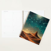 Woestijn Night Fantasy Landscape Sci-Fi Planner (Display)
