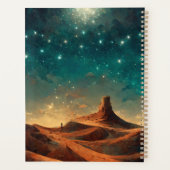 Woestijn Night Fantasy Landscape Sci-Fi Planner (Achterkant)