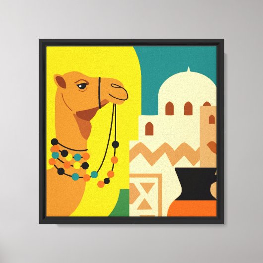 Woestijn ontwerp canvas afdruk (Voorkant)