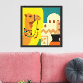 Woestijn ontwerp canvas afdruk (Insitu (Woonkamer))
