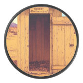 Woestijn Outhouse hockey puck (Voorkant)