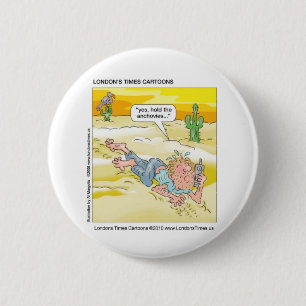 Woestijn Pizza Grappige Mokken, T-shirts, Kaarten Ronde Button 5,7 Cm