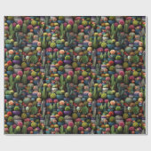 Woestijn Planten inpakpapier (Vlak)