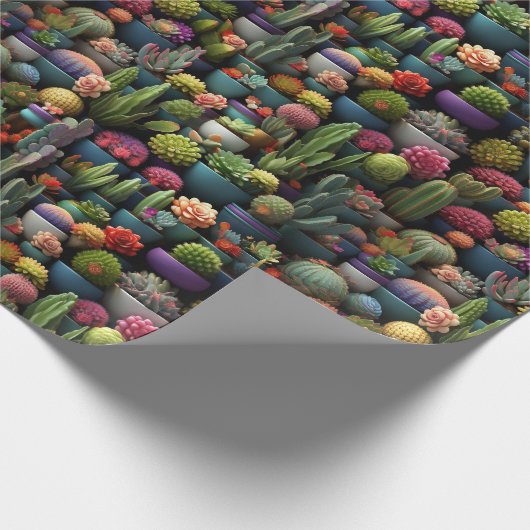 Woestijn Planten inpakpapier (Hoek)