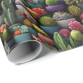 Woestijn Planten inpakpapier (Rol Hoek)