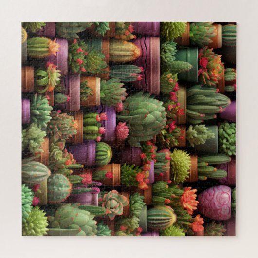 Woestijn Planten puzzel (Horizontaal)